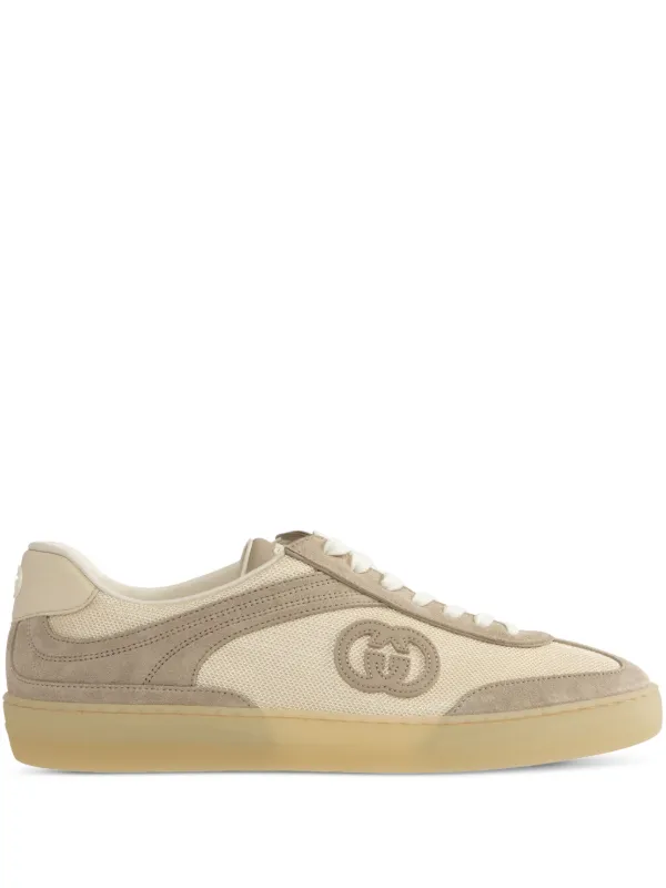 GUCCI G74 スニーカー Gucci Web G74 GG Monogram Sneakers Black Leather 8 G or 8.5