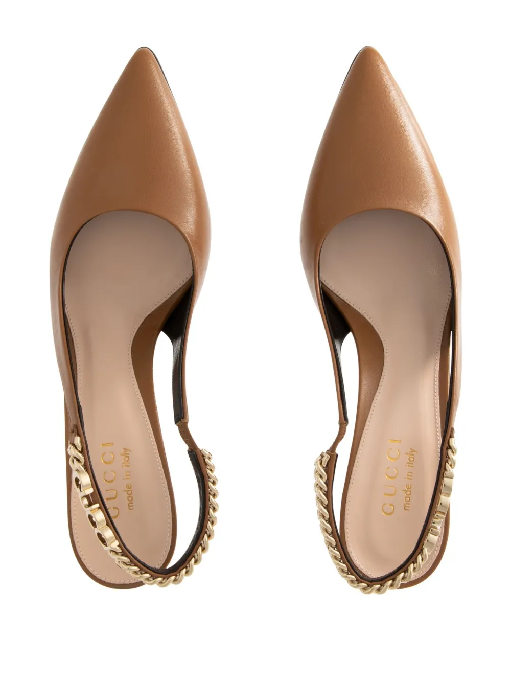 GUCCI 105MM SIGNORIA SLINGBACK PUMPS