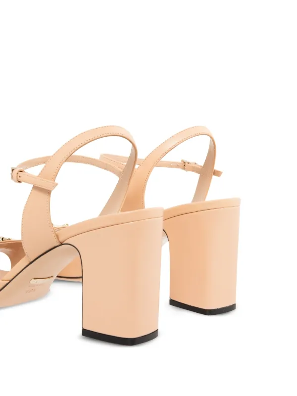 Gucci 75mm Lady Horsebit Sandals | Pink | FARFETCH