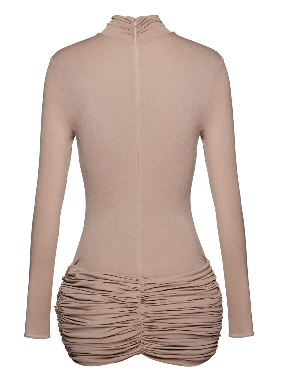 Magda Butrym Jurk met ruches - Beige