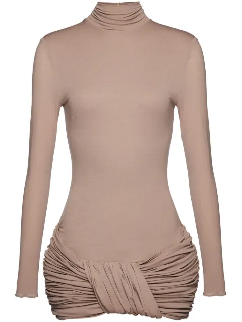 Magda Butrym ruched-detail bodycon dress