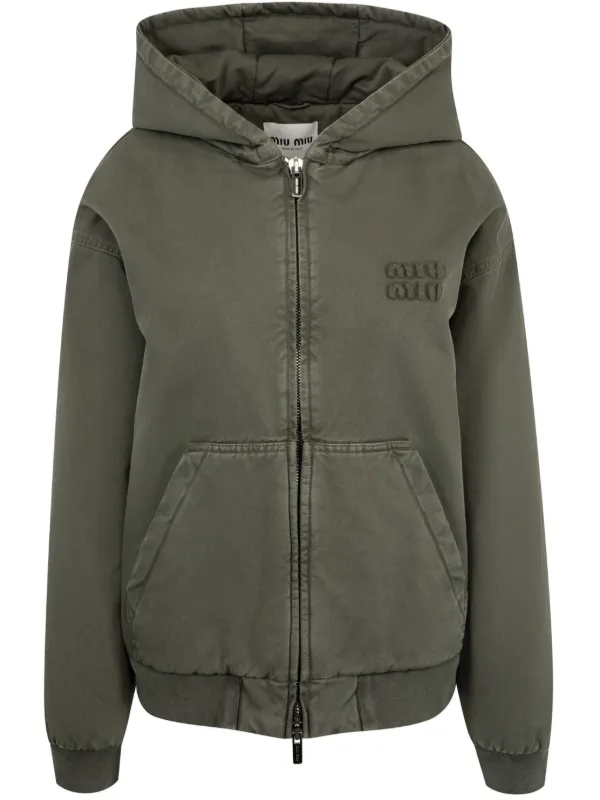 ジャケット・アウター Miu Miu Wool Hooded Coats 28189312_57901207_600.jpg