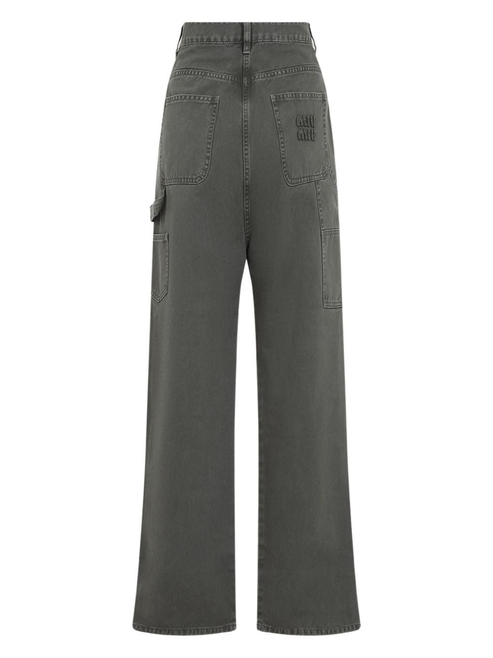 Miu Miu wide-leg trousers - Grijs