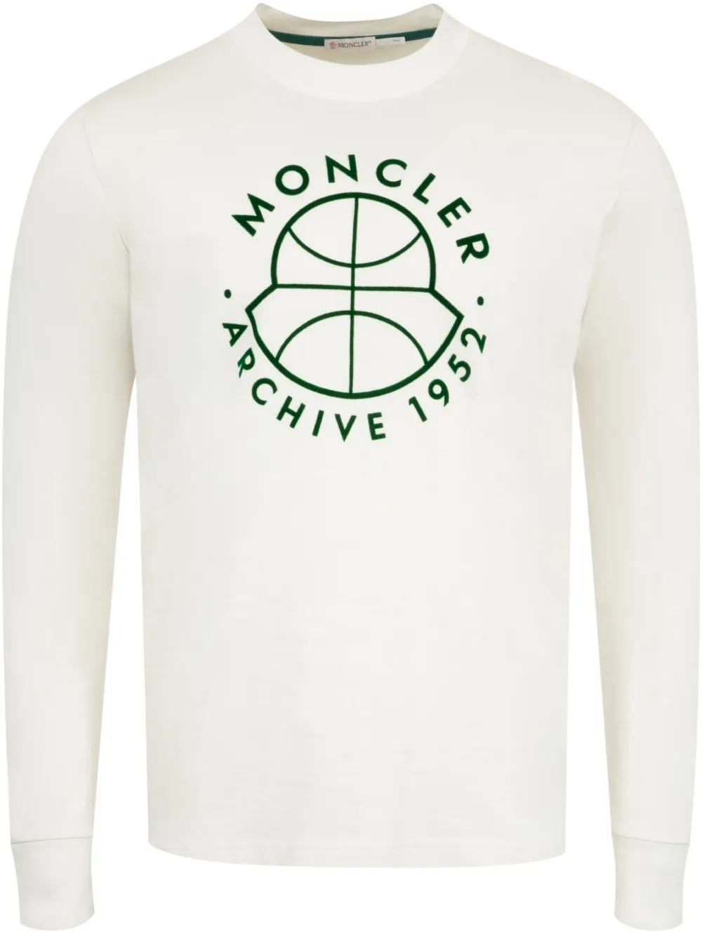 Moncler T-shirt met logoprint Wit
