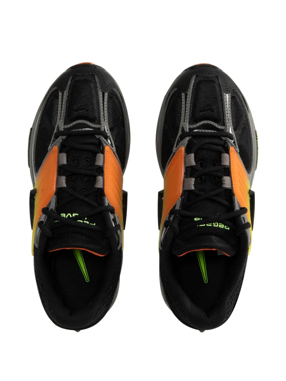 Nike Air Pegasus Wave Sneakers In Black And Orange In Black