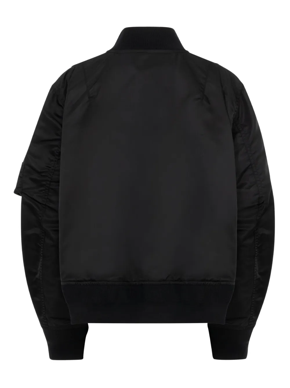 sacai twill bomber jacket - Zwart