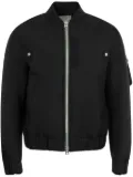 sacai Suiting Bonding bomber jacket - Black