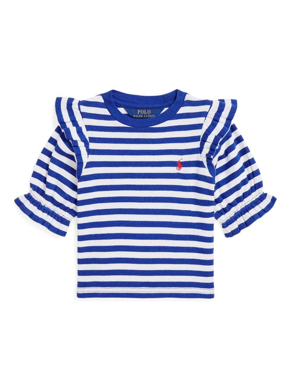 POLO RALPH LAUREN KIDS T-shirt met borduurwerk Blauw