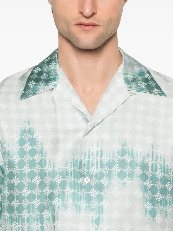 AMIRI bleached-effect Shirt | Blue | FARFETCH