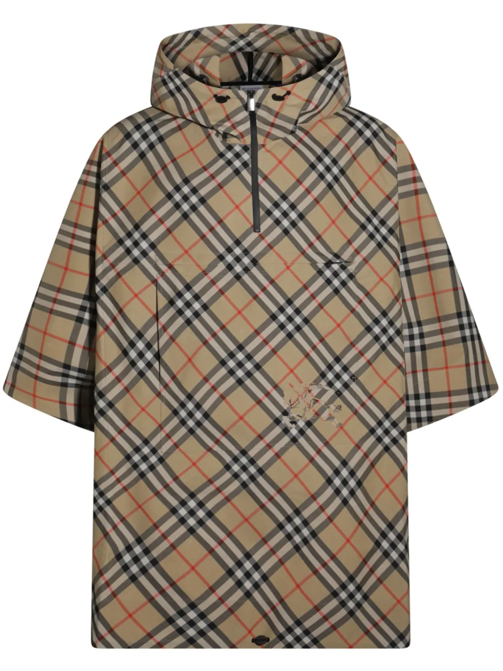 Burberry Geruite cape Beige
