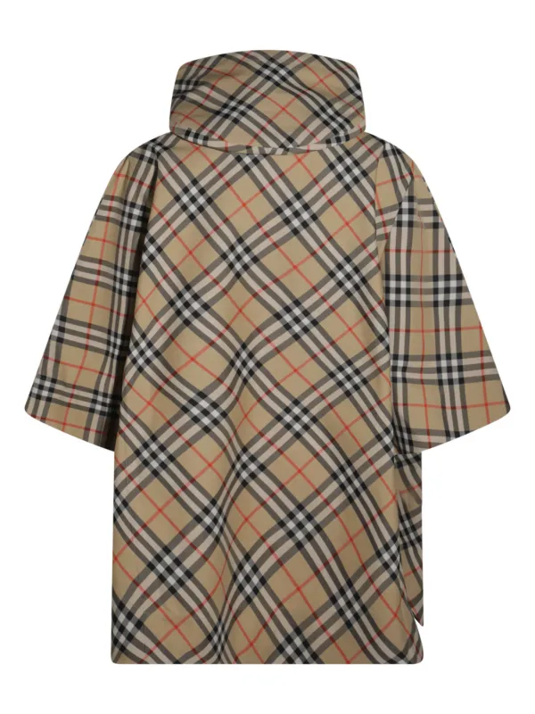 【関税＆送料込み】Burberry Cady Cape Clothing Burberry Check Cady Cape | Neutrals | FARFETCH UK