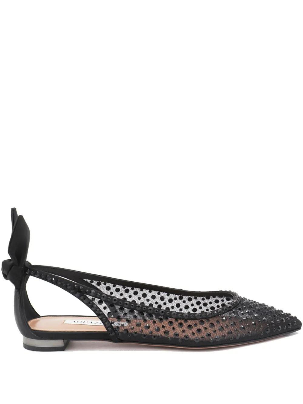 Aquazzura Bow Tie ballet flats Black