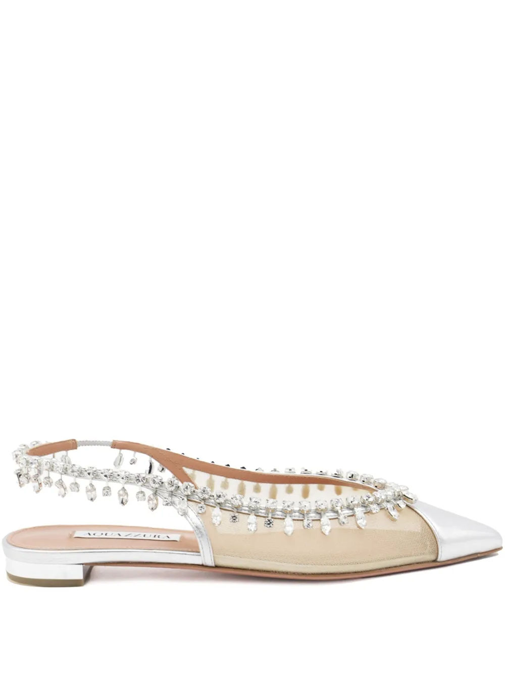 Aquazzura Temptation ballet flats Silver