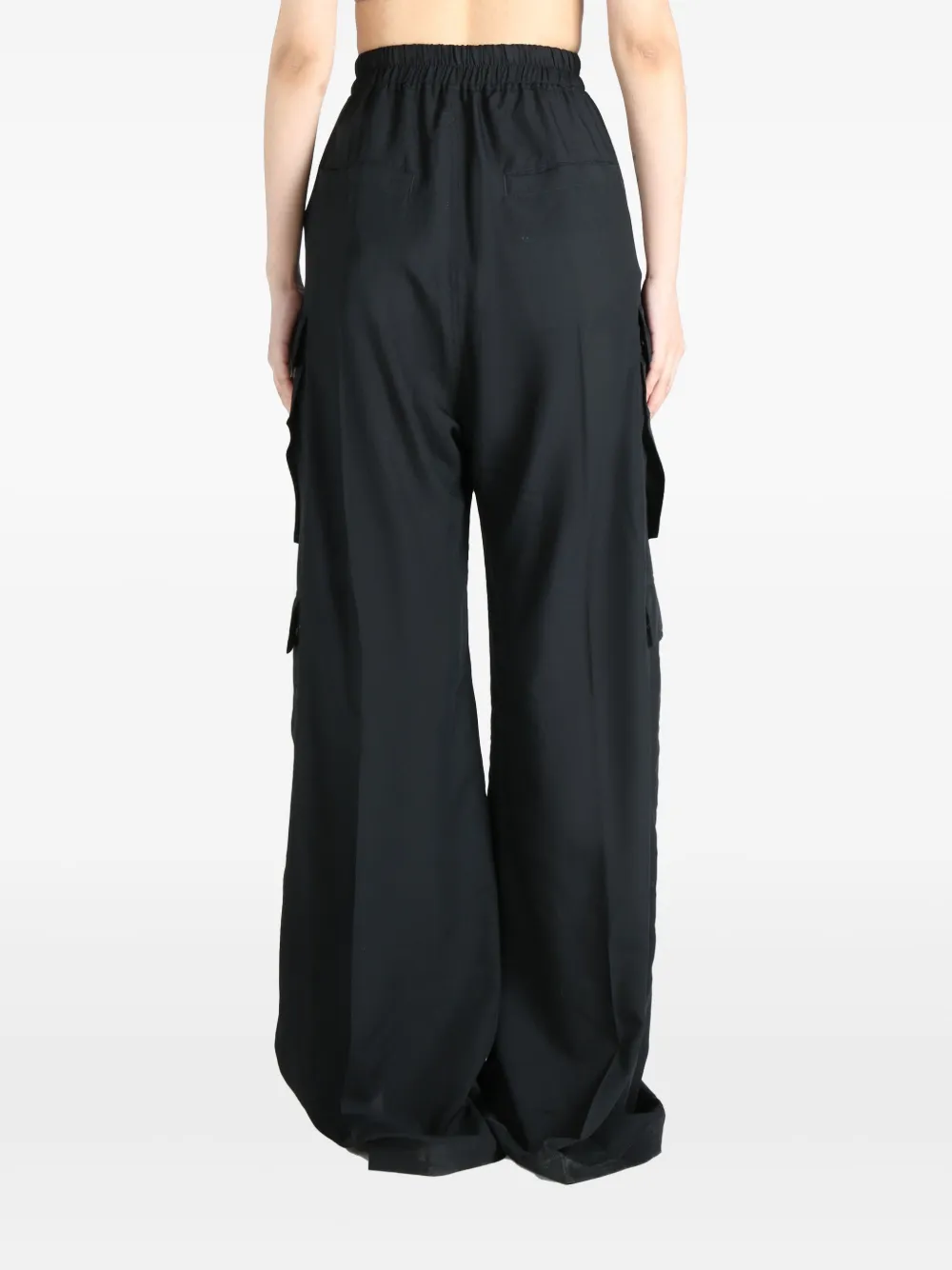 Rick Owens wide-leg trousers Zwart