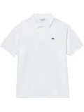 Lacoste appliqué ""White"" polo shirt