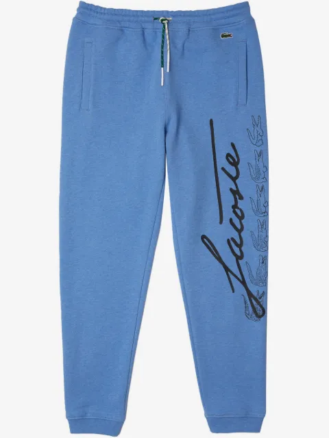 Lacoste joggingbukser med "Blue" tryk