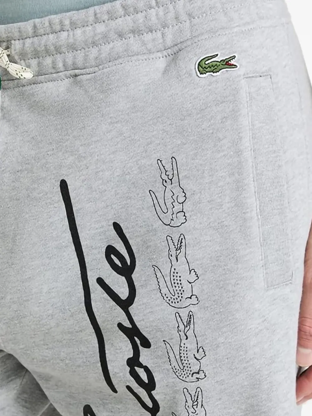 Lacoste Trainingsbroek met print Grijs