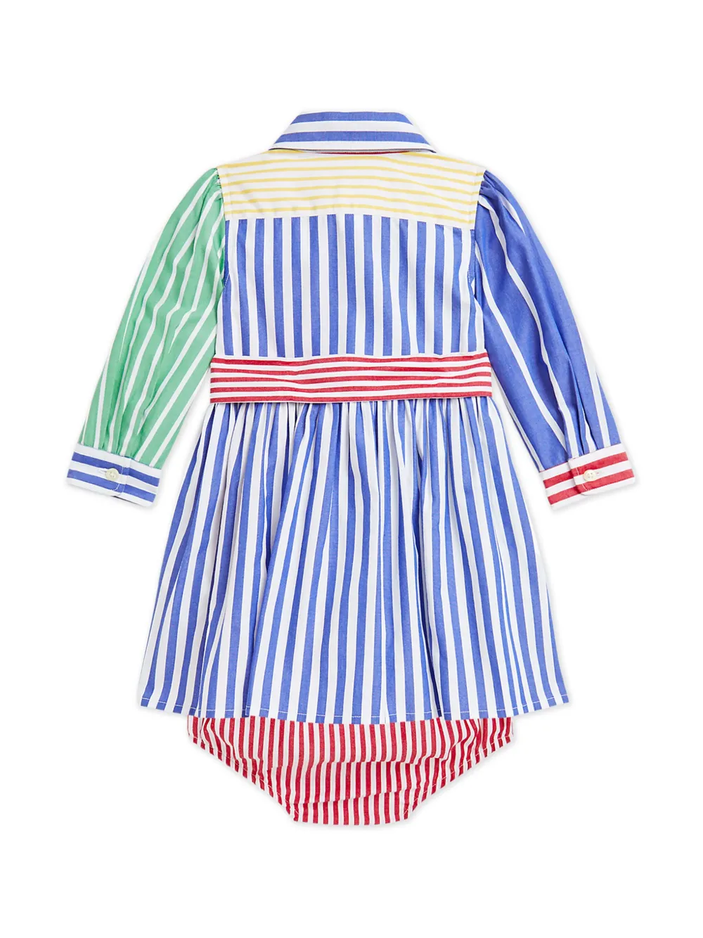 POLO RALPH LAUREN KIDS striped dress - Rood