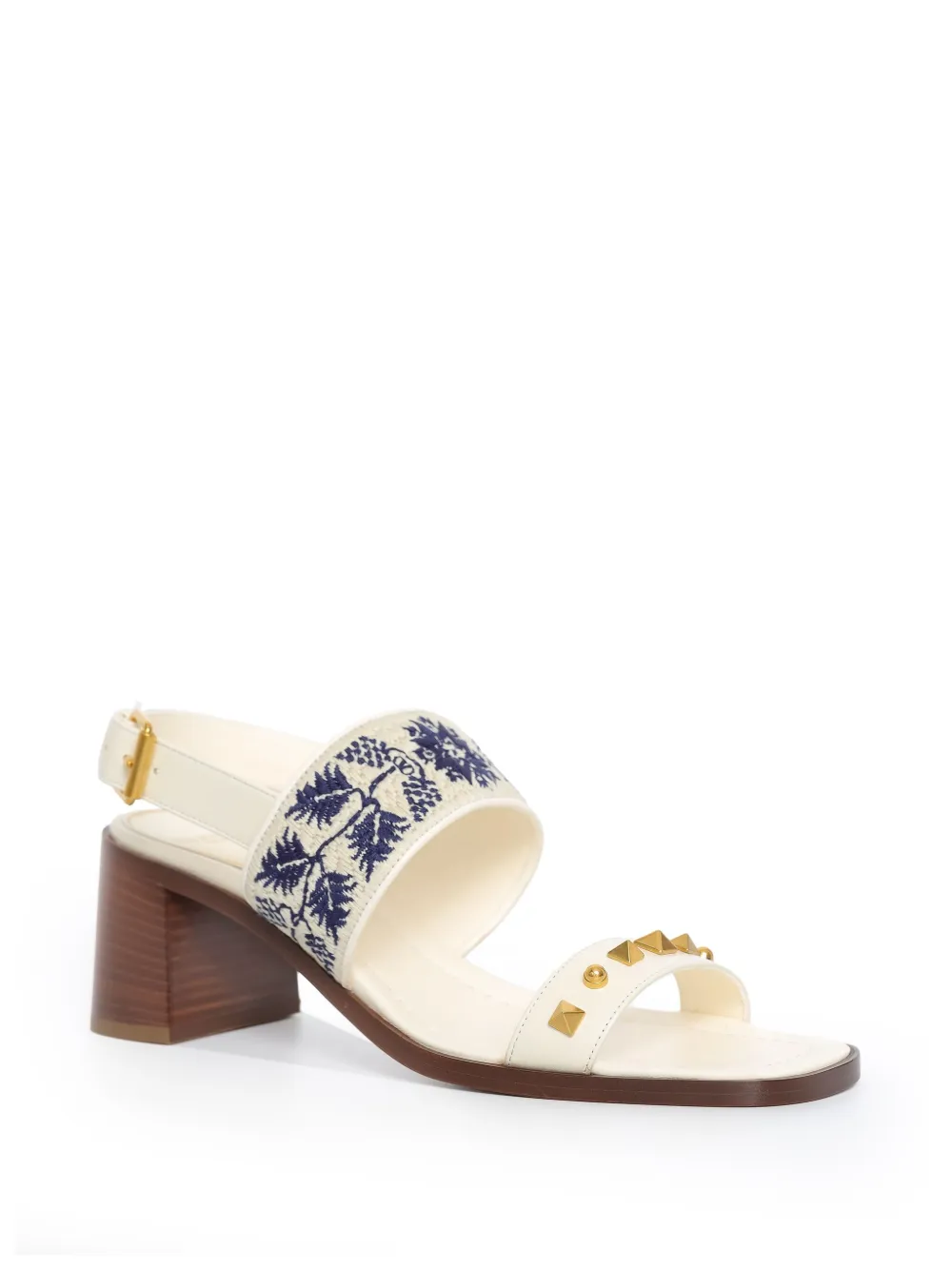 Valentino Garavani Rockstud 60mm sandalen Wit