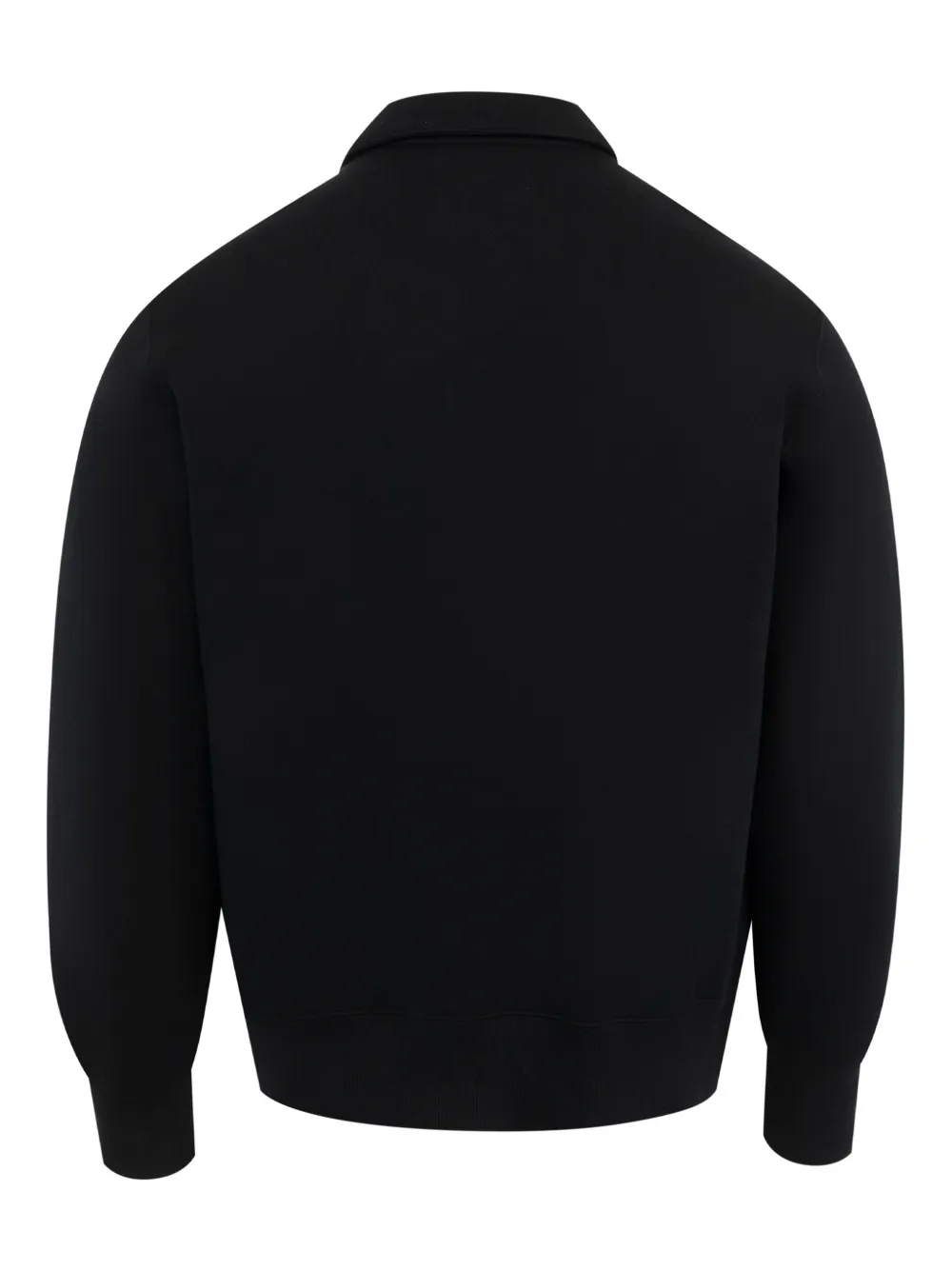 sacai Sponge Sweat polo shirt - Zwart