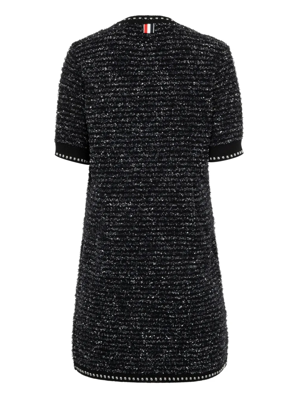 Thom Browne Eyelash mini dress - Zwart