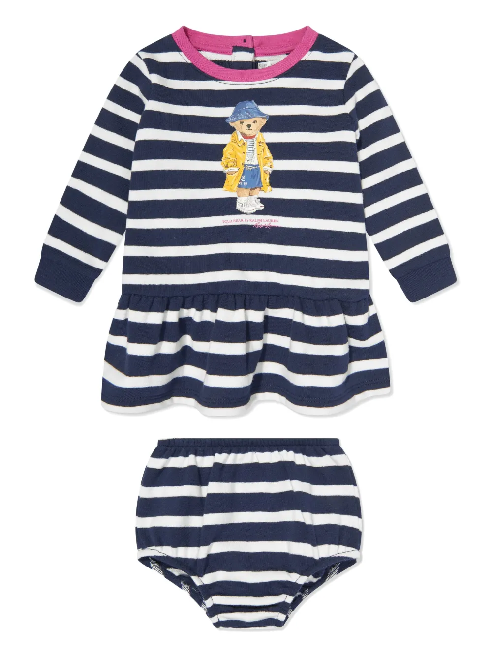 POLO RALPH LAUREN KIDS Polo Bear jurk Blauw