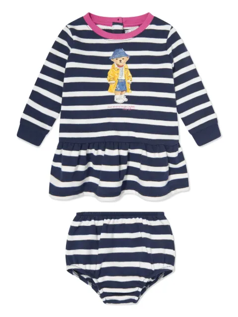 POLO RALPH LAUREN KIDS Polo Bear dress (set of two)