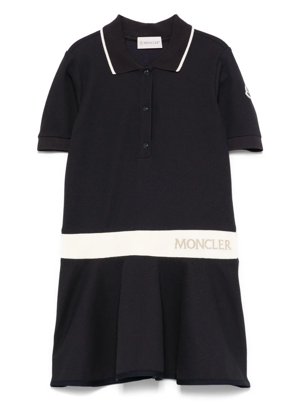 Moncler Enfant Polo mini-jurk Blauw