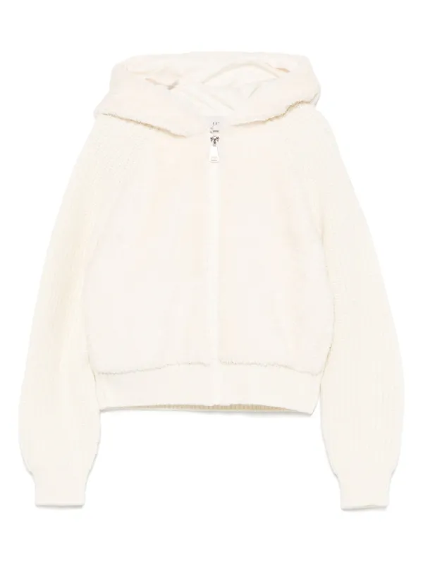 Moncler Enfant ニット パーカー | ニュートラル | FARFETCH JP