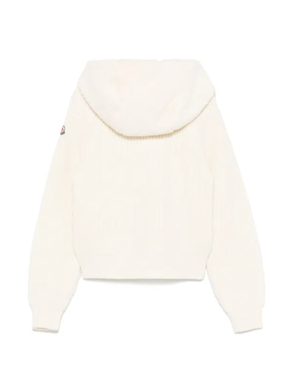 Moncler Enfant ニット パーカー | ニュートラル | FARFETCH JP
