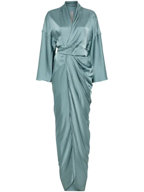 Rick Owens vestido de fiesta cruzado