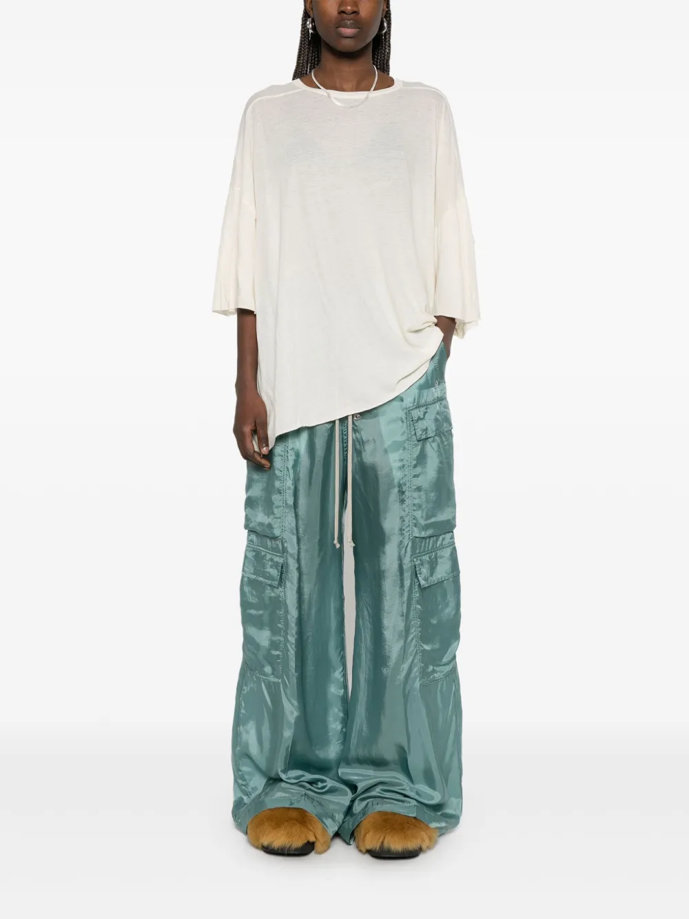 Rick Owens Cargobelas broek - Groen