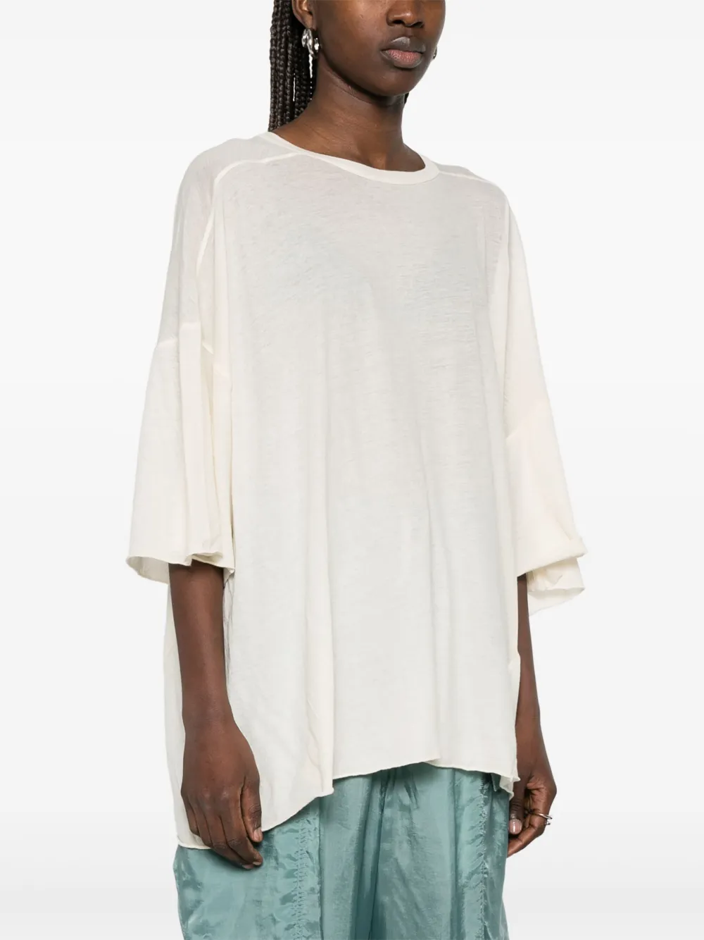Rick Owens Tommy T-shirt Wit