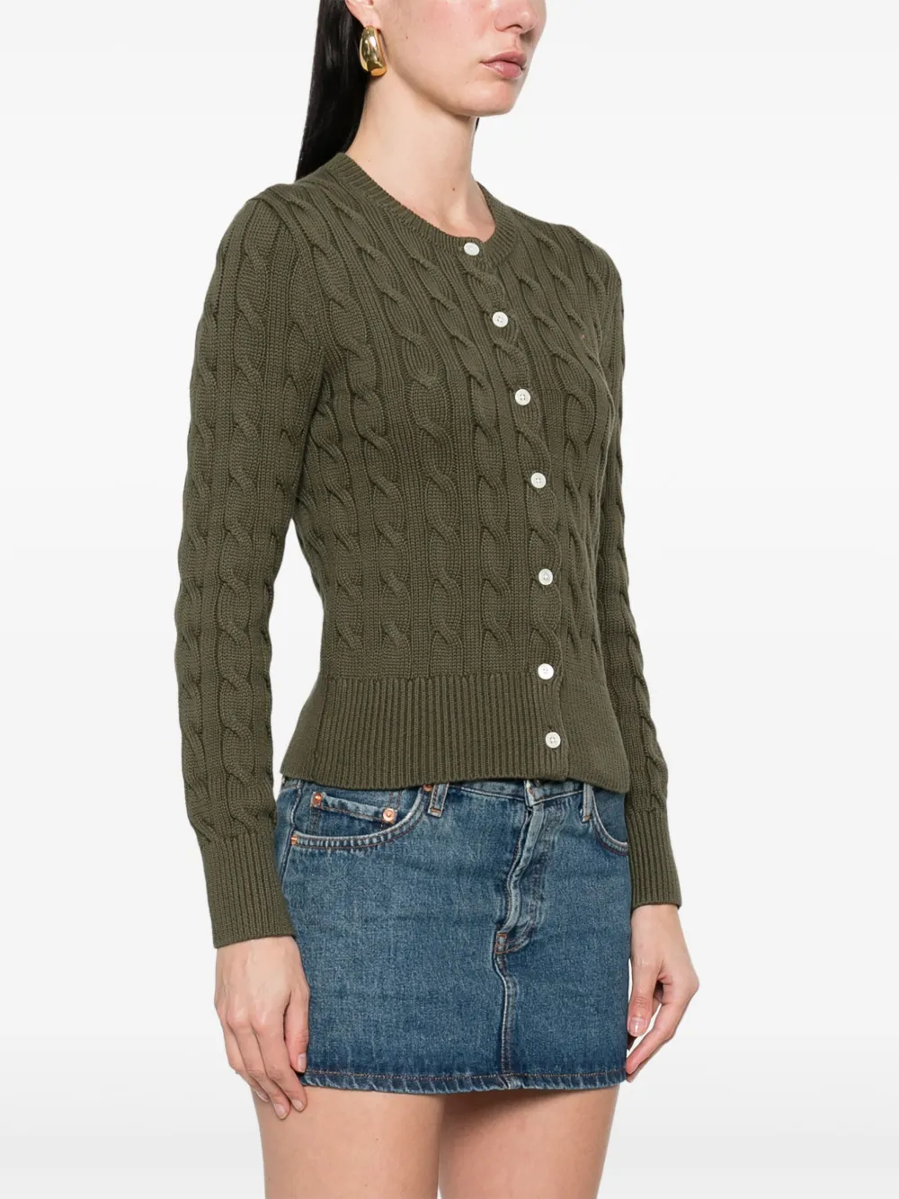 POLO RALPH LAUREN POLO PONY-EMBROIDERED CARDIGAN