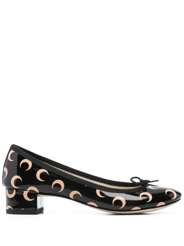 Marine Serre x Repetto Camille 30mm パンプス Marine Serre x Repetto Camille 30mm パンプス | ブラック | FARFETCH JP