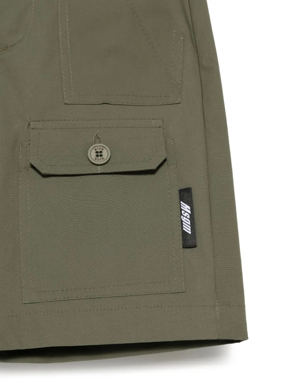 MSGM Kids Cargo shorts Groen