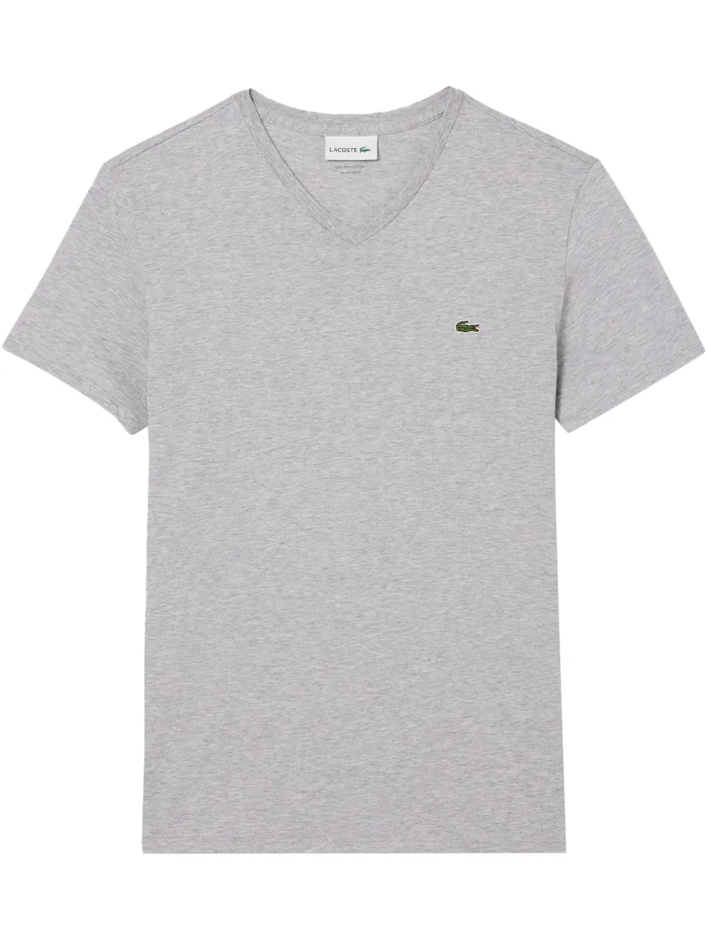 Lacoste T-shirt "Grey" in jersey di cotone - Grigio