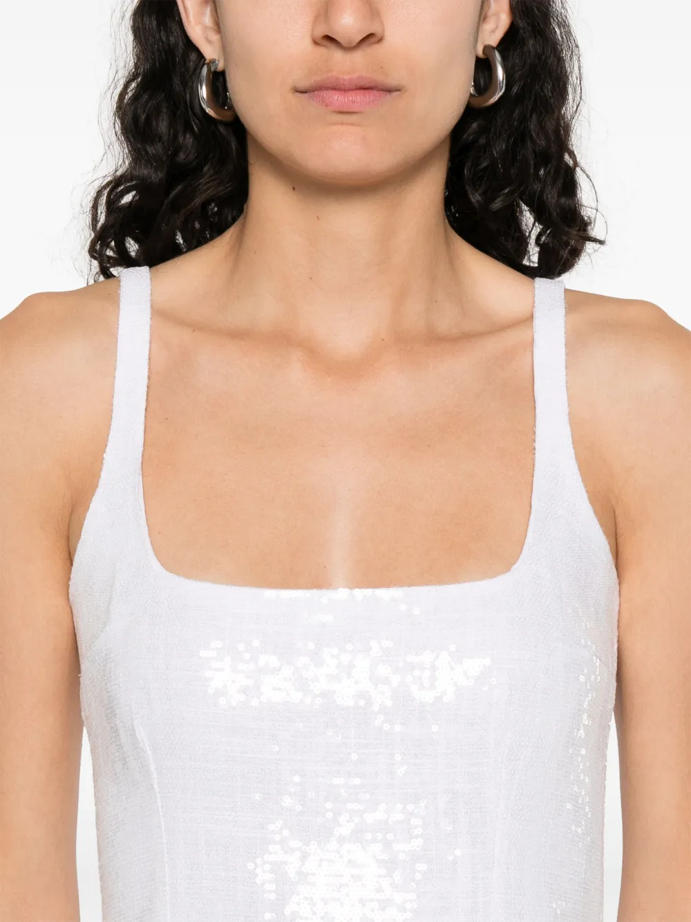 16Arlington Sior mini-jurk Wit