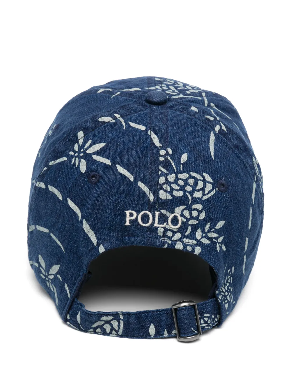 Polo Ralph Lauren Linnen pet met bloemenprint Blauw
