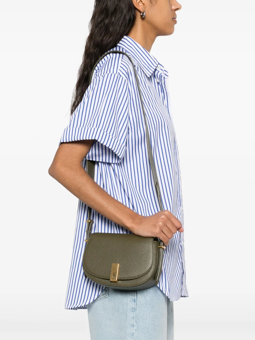 Polo Ralph Lauren Mini Polo Id Cross Body Bag In Green