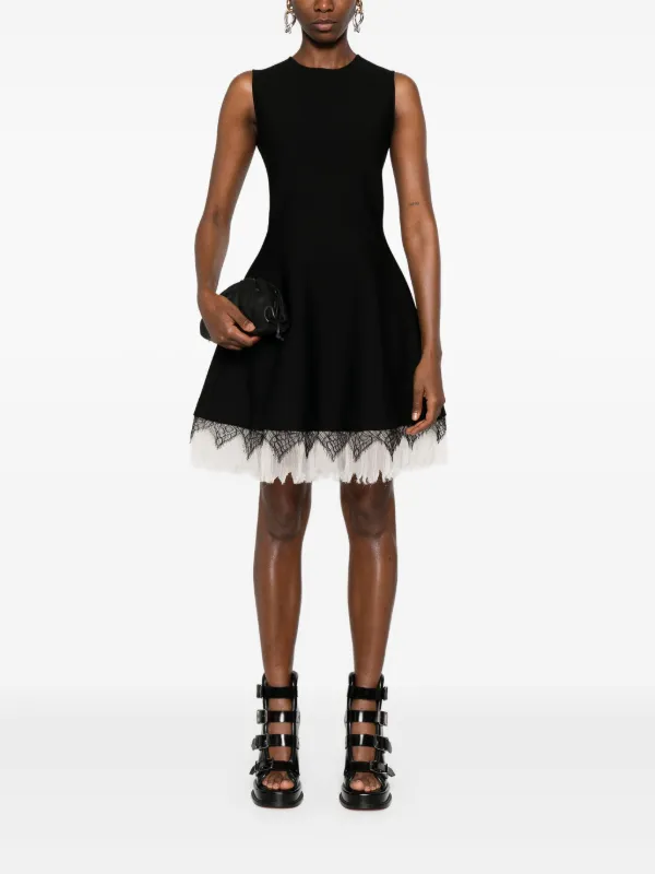 【送料&関税込】Alexander McQueen Mini Dress With Cocoon Sle Alexander McQueen - Timeless Vixen