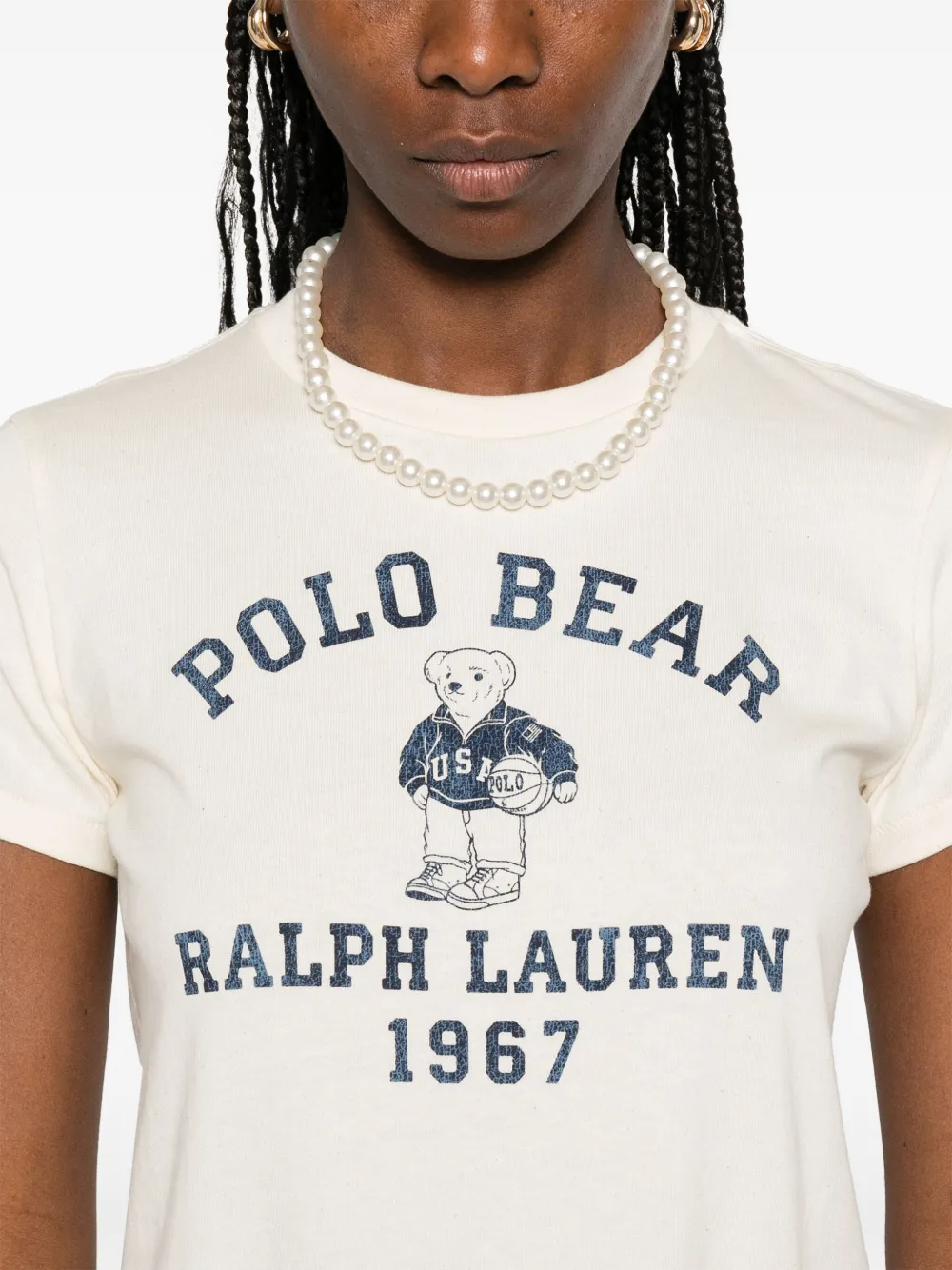 Polo Ralph Lauren Katoenen T-shirt Beige