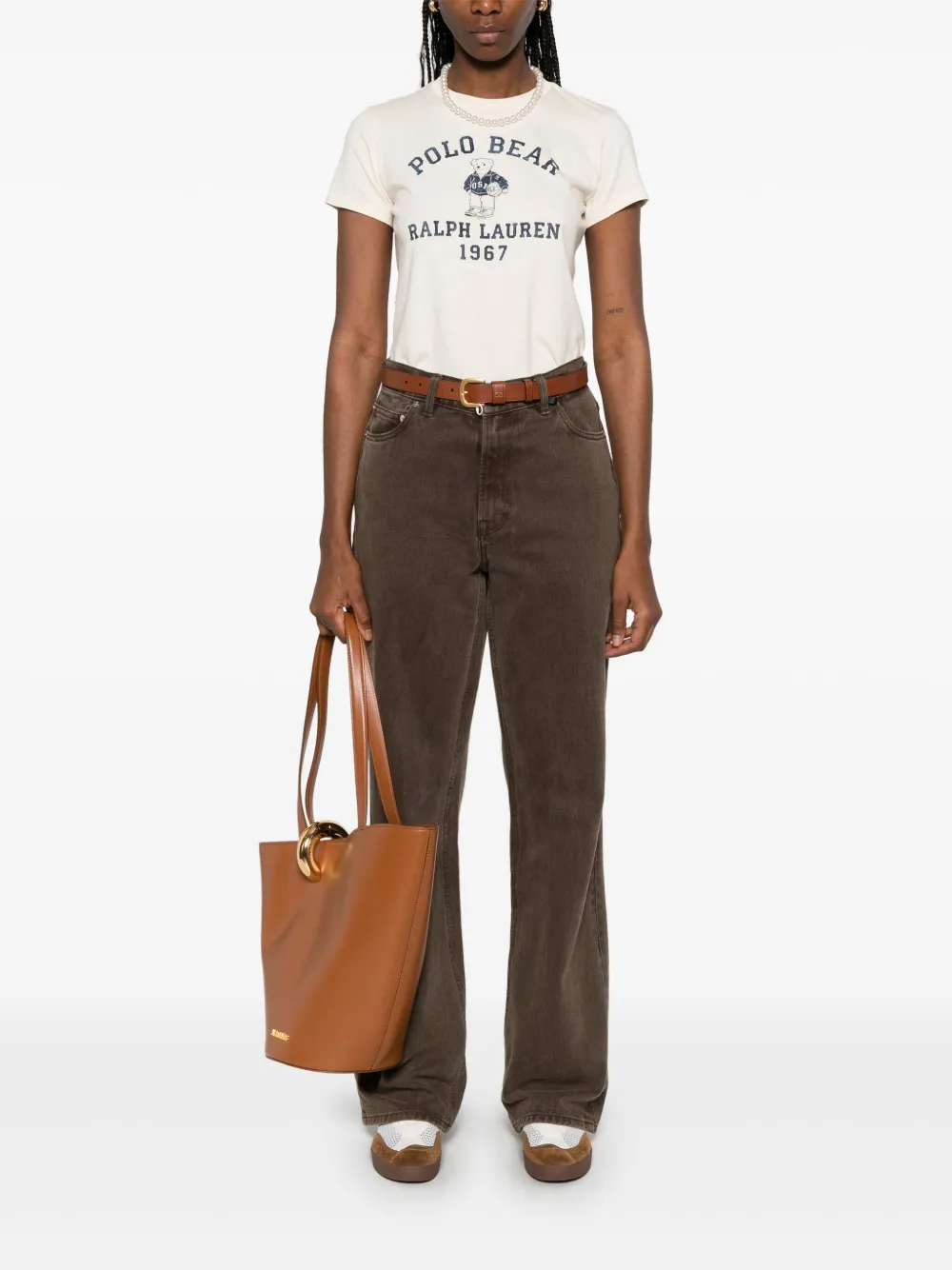 Polo Ralph Lauren Katoenen T-shirt Beige