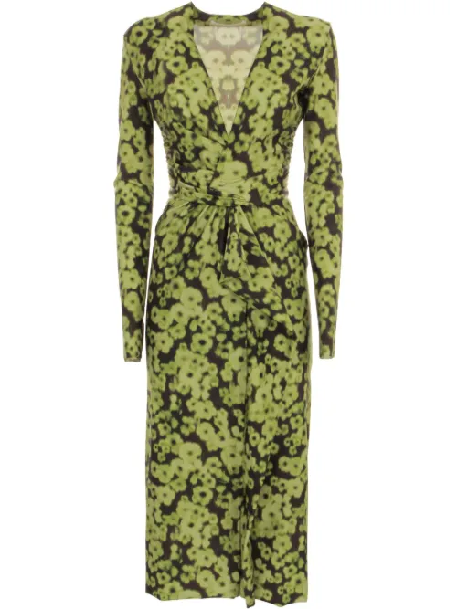 Robe mi-longue à fleurs - Philosophy Di Lorenzo Serafini - Modalova