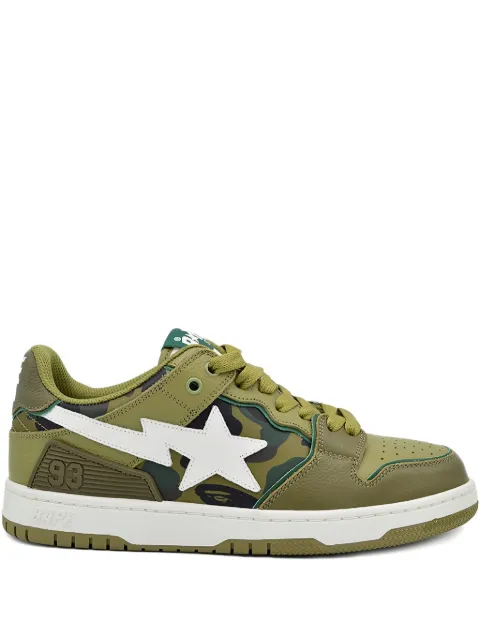 A BATHING APE® Sk8 Sta "Olive Drab/Green Camo" sneakers