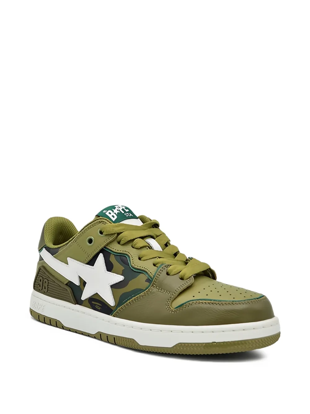 A BATHING APE Sk8 Sta "Olive Drab Green Camo" sneakers