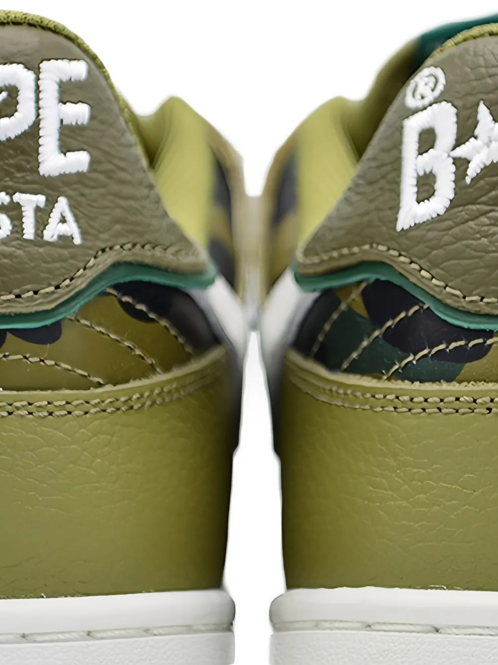 A BATHING APE Sk8 Sta "Olive Drab Green Camo" sneakers