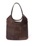 Miu Miu Ivy leather tote bag - Brown