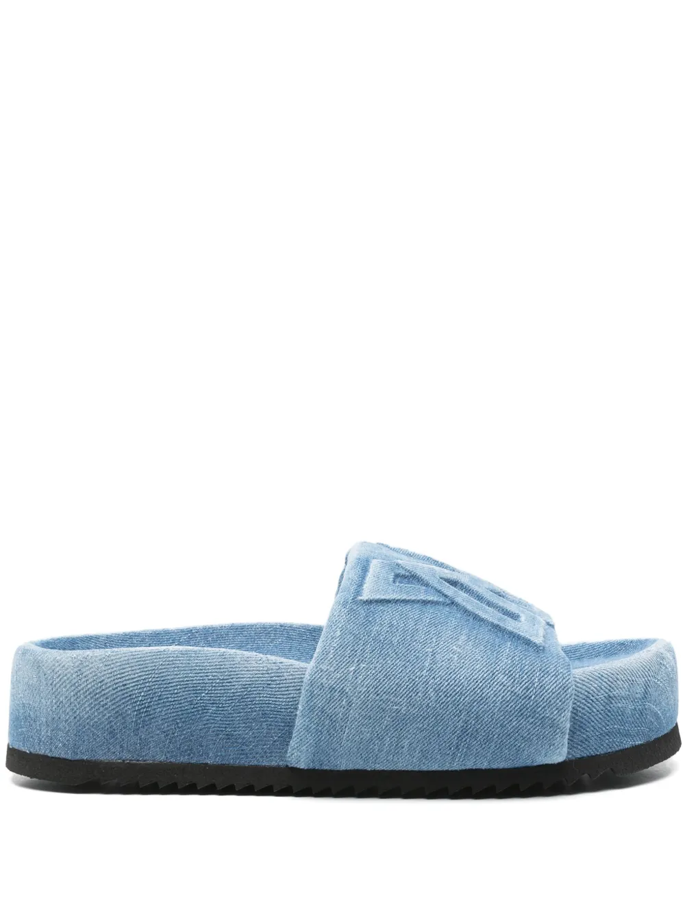 Vic Matie Denim slippers Blauw