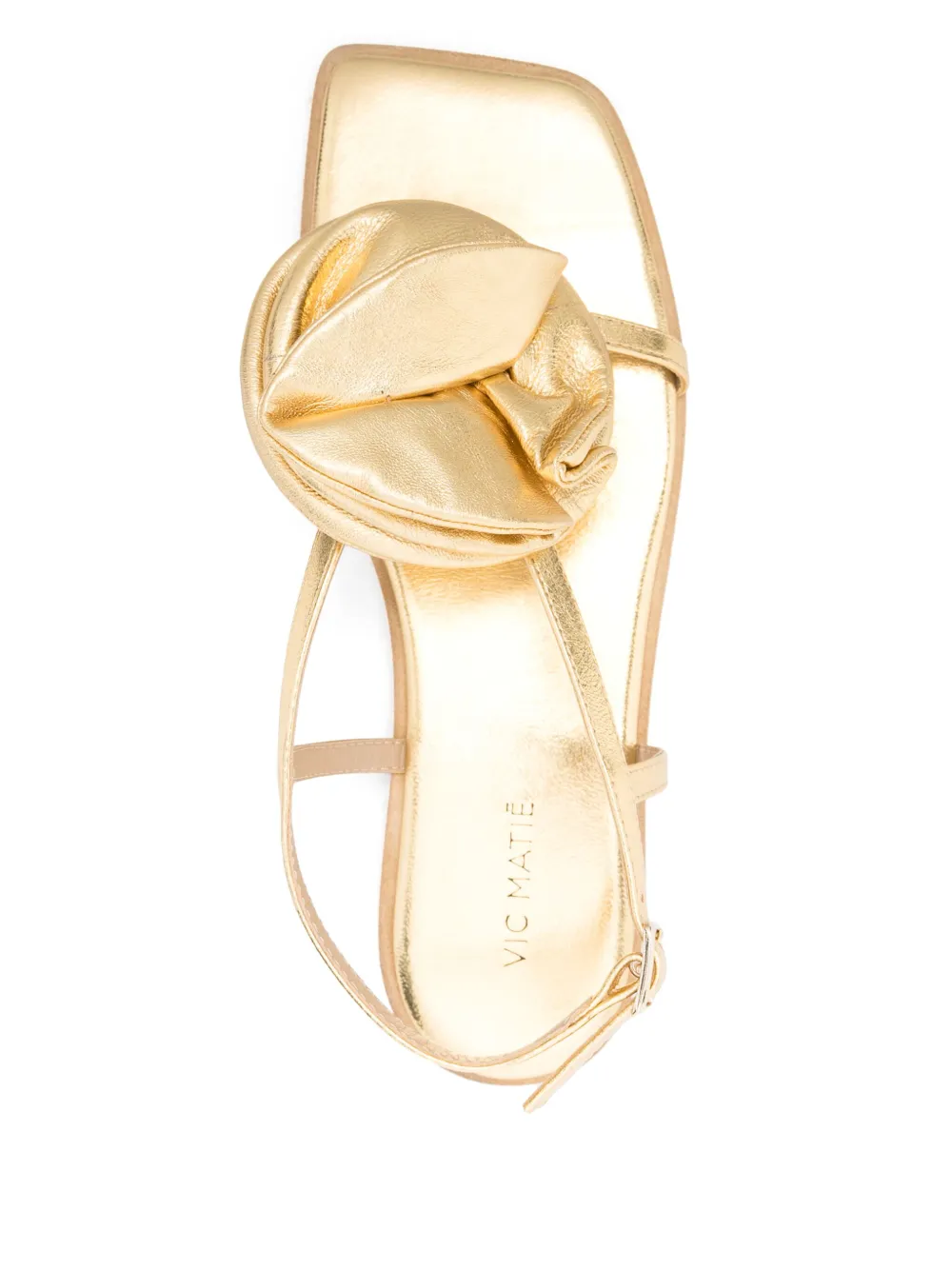 Vic Matie metallic sandals Gold